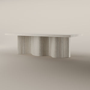 Cadence Travertine Dining Table