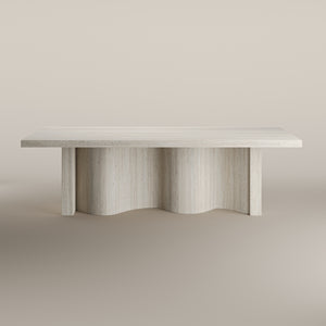 Cadence Travertine Dining Table