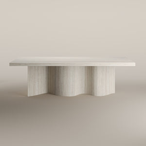 Cadence Travertine Dining Table