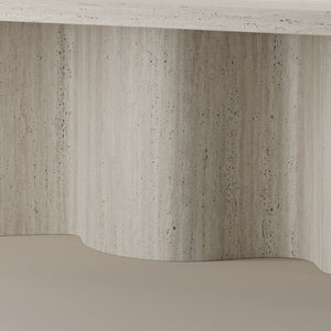 Cadence Travertine Dining Table