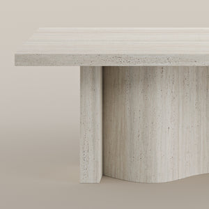 Cadence Travertine Dining Table