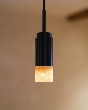 Donya Pendant Onyx Cylinder