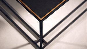 Cross Binate Side Table