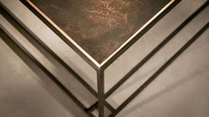 Cross Binate Side Table