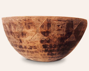 Vintage Mauritanian Wooden Bowl