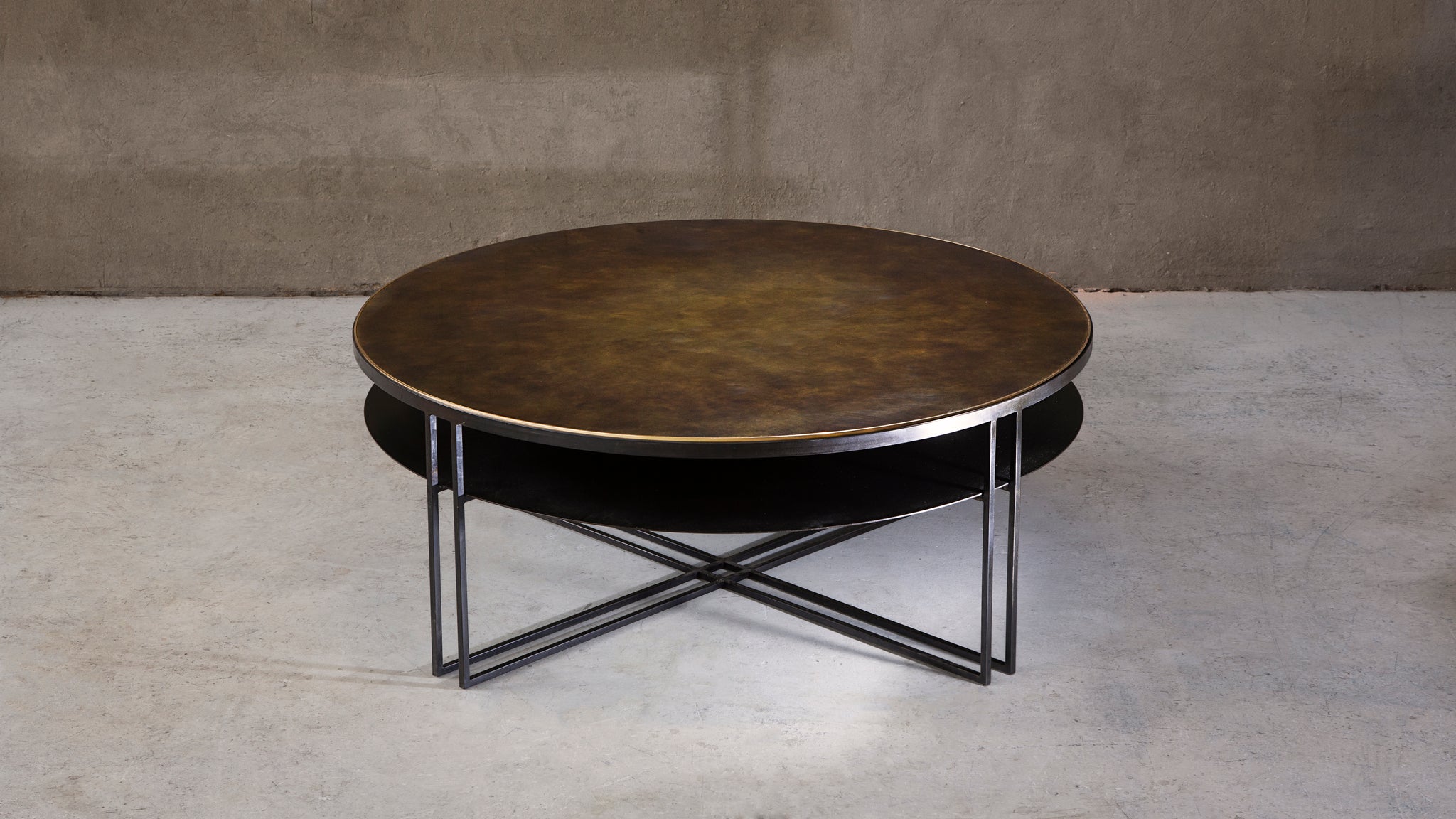 Round Binate Coffee Table